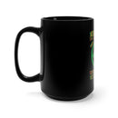 Honor and Inspire: 15oz Military Design Black Mug - Celebrating Veterans on Happy Veterans Day!