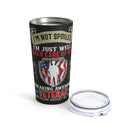 Proud Veteran Gift: 20oz Military Design Tumbler for the Well-Cared and Appreciated