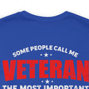 Mom: The Greatest Title, Veteran: The Noble Service - Military Design T-Shirt