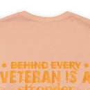 Unyielding Support: Military Design T-Shirt Celebrating Veteran Families