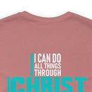 Soft cotton and quality print With Christ Fighting PTSD Awareness T-Shirt