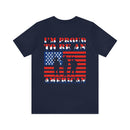 Proud to Be an American: Military Design T-Shirt Celebrating Patriotism