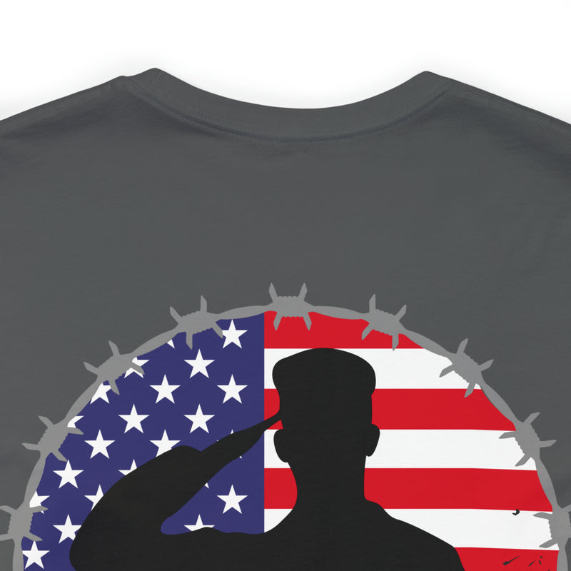 Gratitude Unveiled: Thank You Veterans Military Design T-Shirt