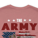 Noble Defenders: Military Design T-Shirt Celebrating the Army's Honor and Bravery