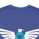 Spreading Wings of Awareness: PTSD Awareness Eagle Design Cotton T-Shirt