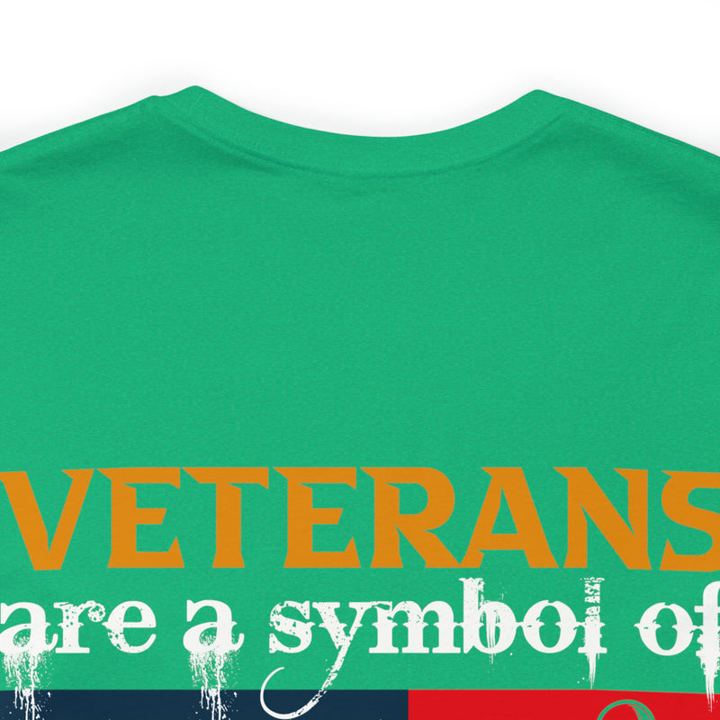 Nation's Pride: Military Design T-Shirt Celebrating Veterans