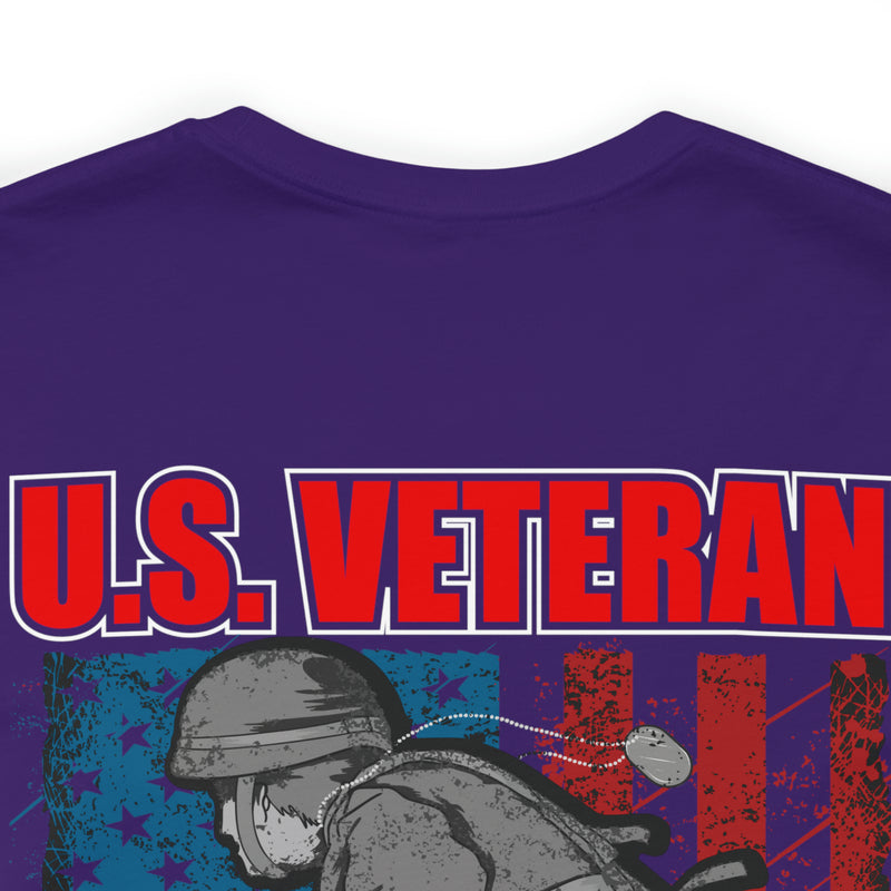 Defender of Liberty and Freedom: U.S. Veteran Military Design T-Shirt