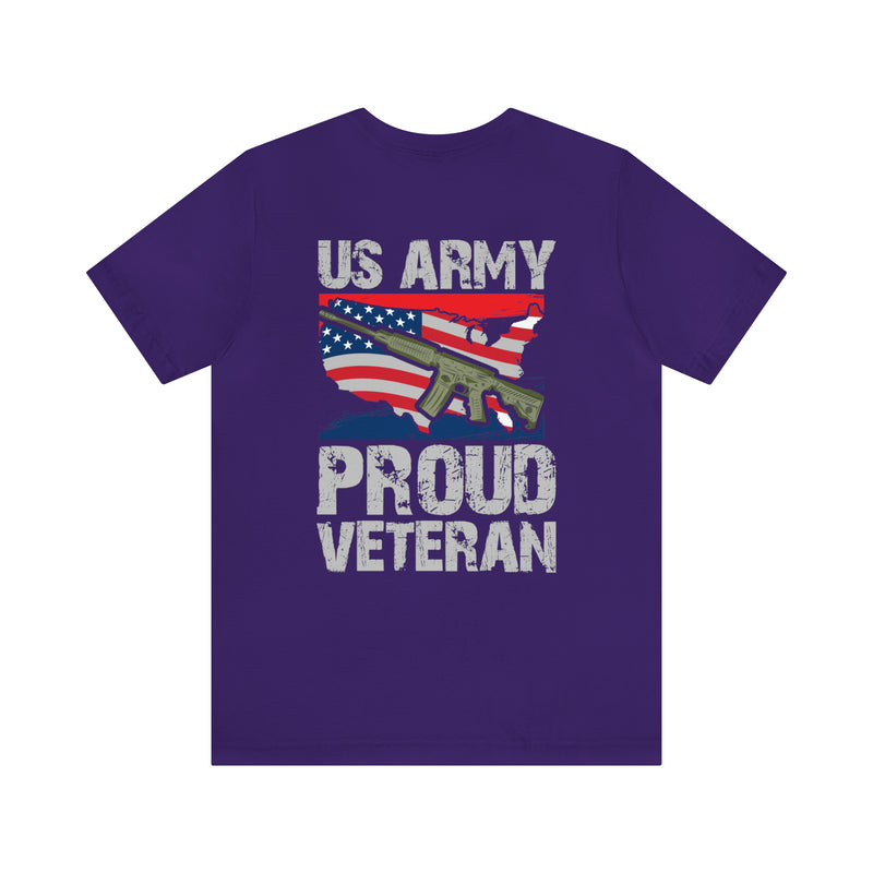 US Army Proud Veteran Military Design T-Shirt: Honor Your Service in Style