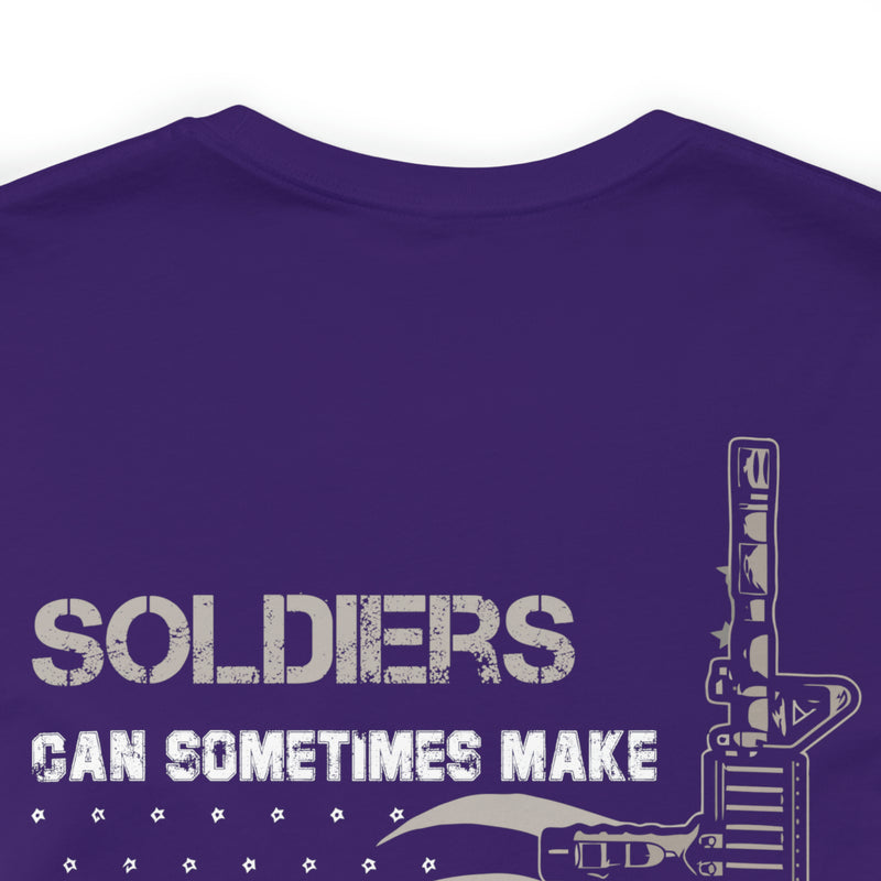 Intelligent Valor: Military Design T-Shirt Celebrating Adaptive Decision-Making