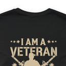 Combat-Inspired: I Am a Veteran - My Oath of Enlistment Has No Expiration Date T-Shirt