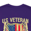Defender of Liberty and Freedom: U.S. Veteran Military Design T-Shirt - Honoring True Heroes