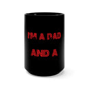Proud Veteran Dad Pop Pop 15oz Military Design Black Mug