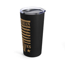 Proud United States Army Veteran: 20oz Military Design Tumbler - Celebrating Service with Pride!