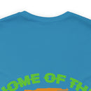 Proudly Brave: Military Design T-Shirt - 'Home of the Free Because of the Brave