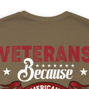 Heroes Among Us: Veterans - Because Americans Need Heroes Too T-Shirt, Celebrating Courage and Service