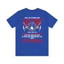 Fearless and Faithful: Military Design T-Shirt - Strong, Courageous, and Committed Veteran