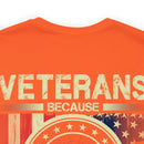Veterans: American Heroes - Military Design T-Shirt for Patriotism and Appreciation