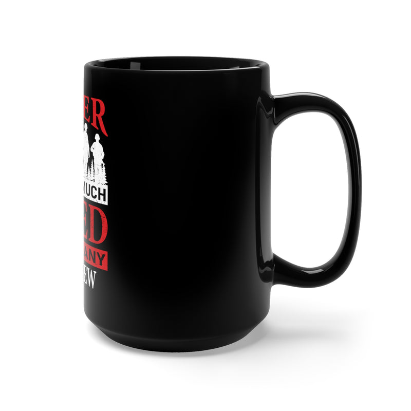 Grateful to the Few: 15oz Military Design Black Mug - Recognizing the Debt of Many to the Courageous Few