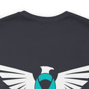 Spreading Wings of Awareness: PTSD Awareness Eagle Design Cotton T-Shirt