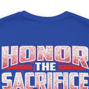 Patriotic Remembrance: Military Design T-Shirt - 'Honor the Sacrifice, Remember the Service