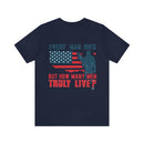 Every Man Dies, but How Many Truly Live? Military Design T-Shirt Embracing Adventure!