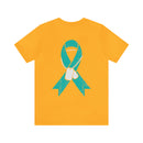 Veteran PTSD Awareness Teal Ribbon Design T-Shirt