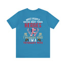 Military Design T-Shirt: Proud Veteran's Wife, Married to My Hero