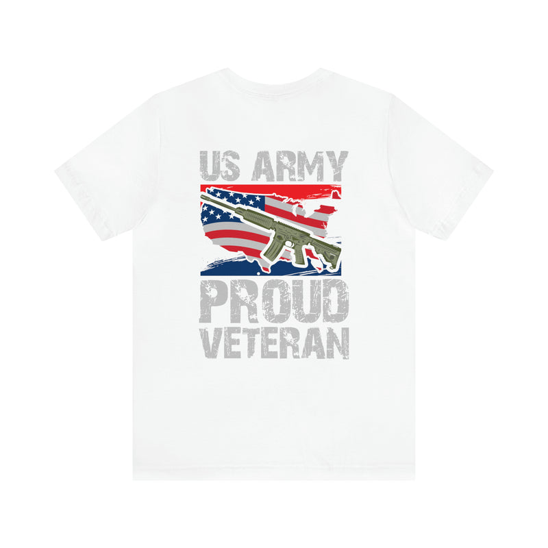 US Army Proud Veteran Military Design T-Shirt: Honor Your Service in Style