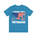 Gratitude and Respect: 'Thank You, Veterans' Military Design T-Shirt