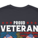 PROUD VETERAN OF THE UNITED STATES ARMY" - Military Inspired Design Premium T-Shirt