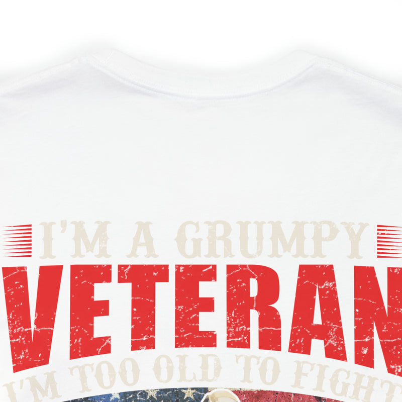 Grumpy Veteran: Military Design T-Shirt - Experience, Tenacity, and No-Nonsense Attitude