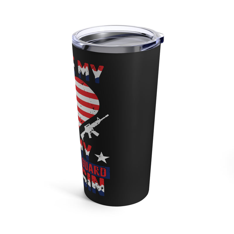 Family Pride: 20oz Military Design Tumbler - Celebrating My Beloved Army National Guard Cousin!