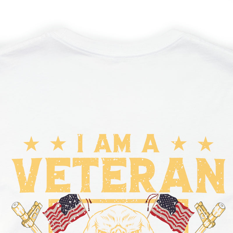 Unisex Military-Styled 'I Am A Veteran: My Oath of Enlistment' Commemorative T-Shirt