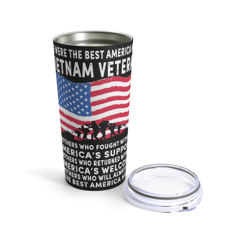 The Best America Had: 20oz Military Design Tumbler - Vietnam Veteran Brothers Edition