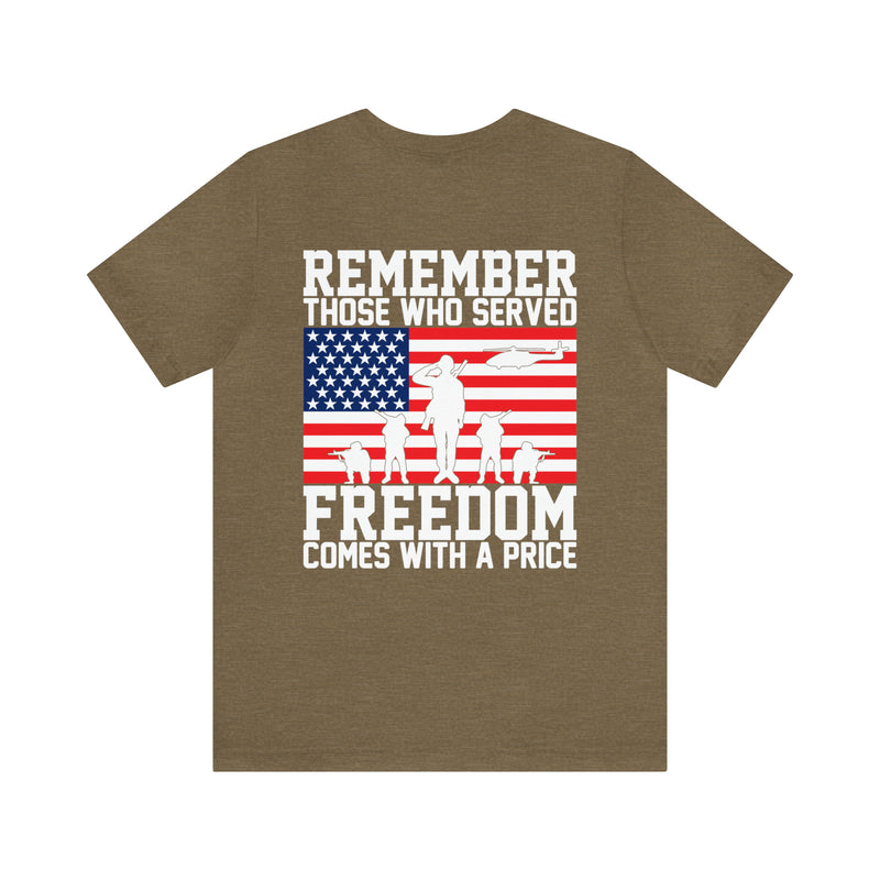 Honoring the Sacrifice: Military Design T-Shirt Celebrating Service and Freedom