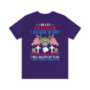 Patriotic Allegiance: Military Design T-Shirt - 'I Am a U.S. Veteran - Believer in God, Family, and Country - Proudly Saluting My Flag'