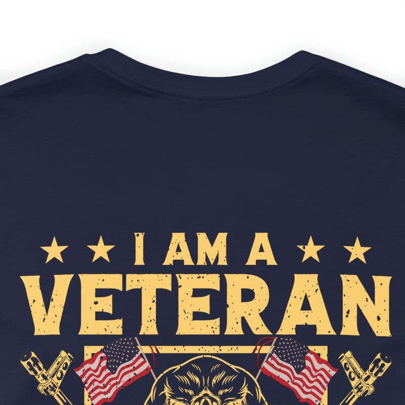 Unisex Military-Styled 'I Am A Veteran: My Oath of Enlistment' Commemorative T-Shirt