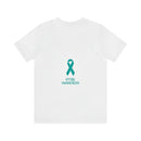 Butterfly Wings of Hope: Spreading PTSD Awareness with our Text Design T-Shirt