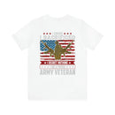 Proud Army Veteran Military Design T-Shirt - 'I Served, I Sacrificed, I Regret Nothing'