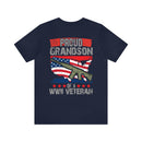 Proud Grandpa: Military Design T-Shirt Celebrating Generations of Service