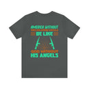 Americh: United with Our Angels - Military Design T-Shirt Honoring Guardians of Freedom