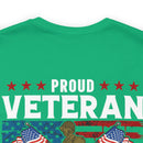 PROUD VETERAN OF THE UNITED STATES ARMY" - Military Inspired Design Premium T-Shirt
