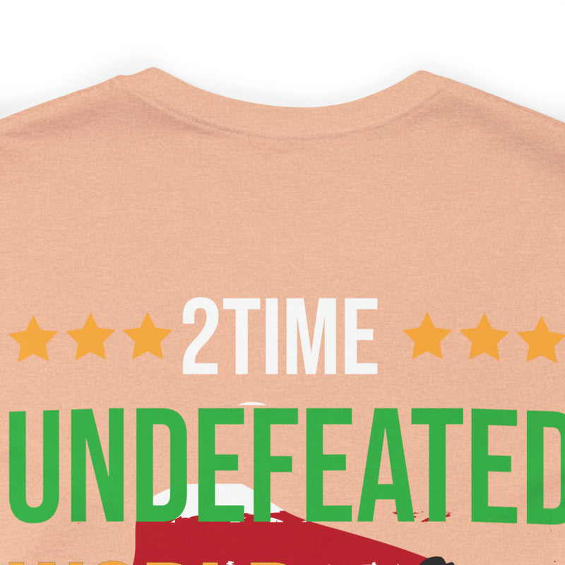 2Time Undefeated World War Champs Military T-Shirt: Showcase Your Victory