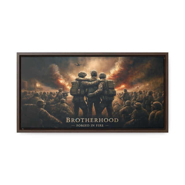 Brotherhood: Forged in Fire - Framed Canvas