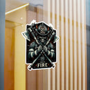 Forged by Fire Fireman Skull Sticker