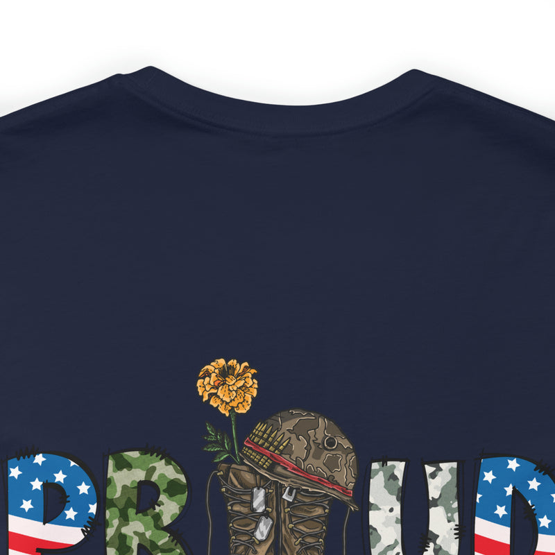 Proud Veteran: Military Design T-Shirt - Wear Your Service with Honor!