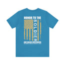 Honor to the Brave: Military Design T-Shirt Saluting Soldiers and Sailors Everywhere