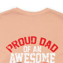 Pride and Patriotism: 'Proud Dad of an Awesome Soldier - US Army' Military Design T-Shirt