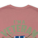 Timeless Commitment: Military Design T-Shirt - 'I'm a Veteran - My Oath of Enlistment Has No Expiration Date