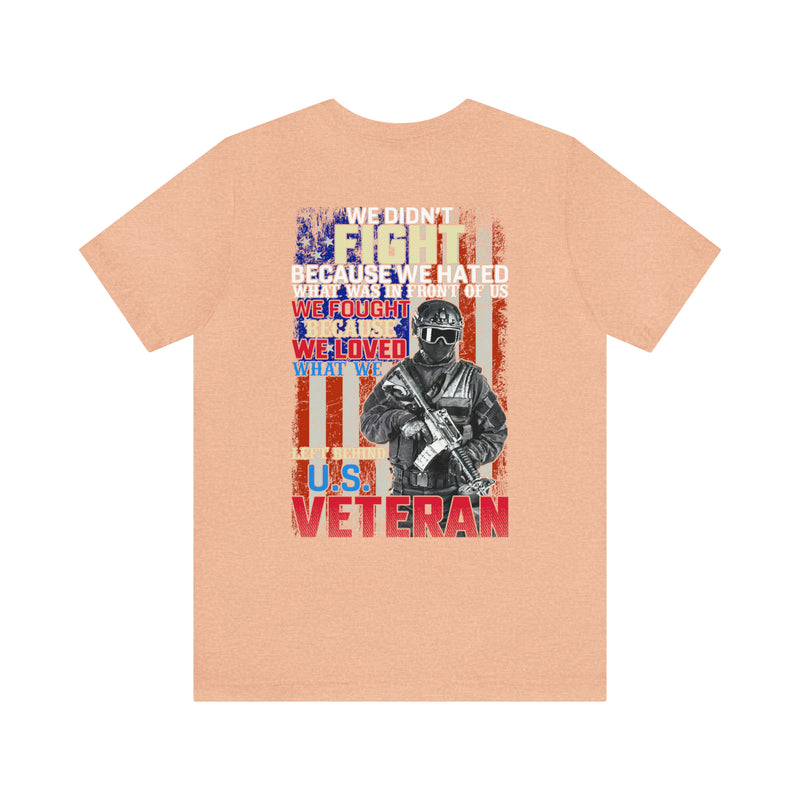 Proud U.S. Veteran: Military Design T-Shirt Celebrating Strong Women and Love for Country